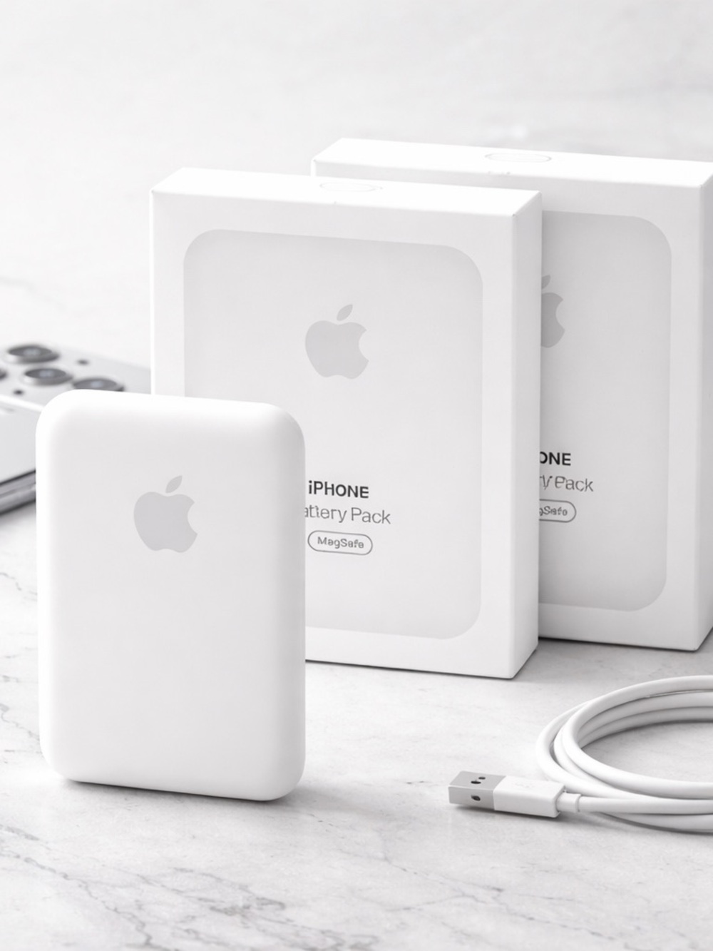 Apple MagSafe iPhone Battery Pack - White (Pack of 2)